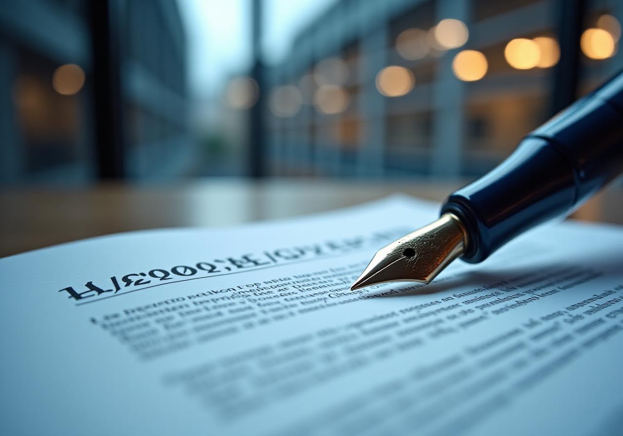 Legal documents and architectural logistics planning